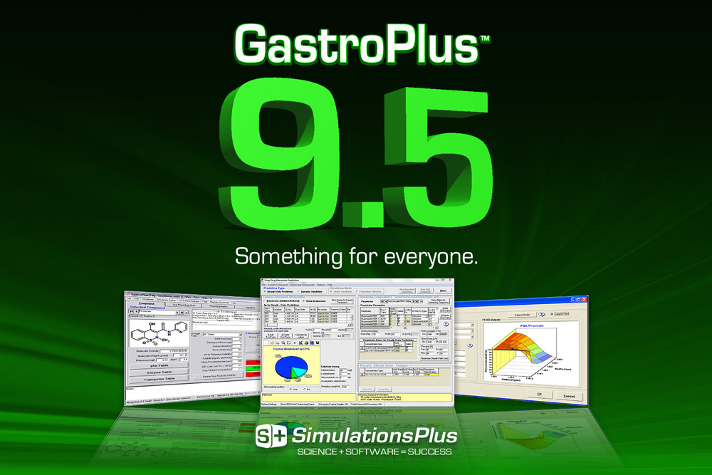 GastroPlus™ 9.5 Release Webinar: Something for Everyone