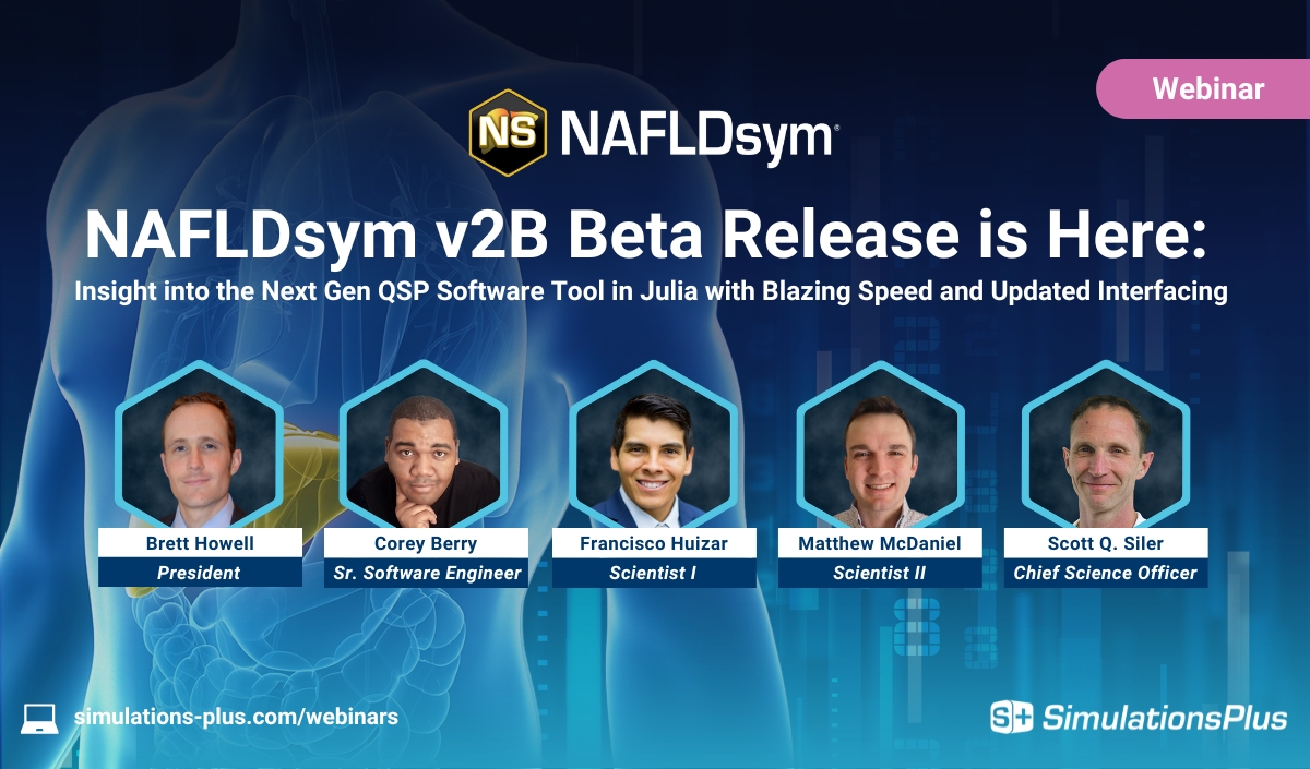 NAFLDsym v2B Beta Release is Here: Insight into the Next Gen QSP Software Tool in Julia with Blazing Speed and Updated Interfacing