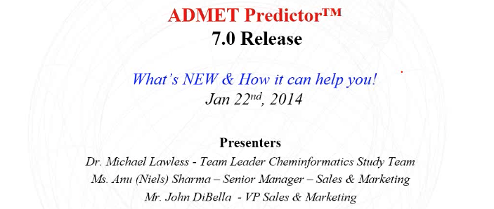 ADMET Predictor™ 7.0 Release