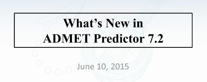 What’s New in ADMET Predictor™ 7.2?