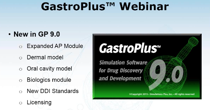 What’s New In GastroPlus™ 9.0?
